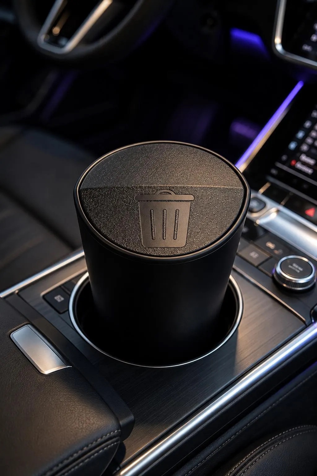 Car Cup Holder Trash Can